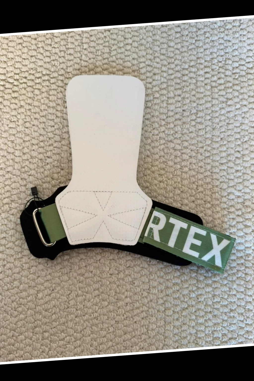 Grip Vórtex Ultra Lona Branca Fitas verde/branco
